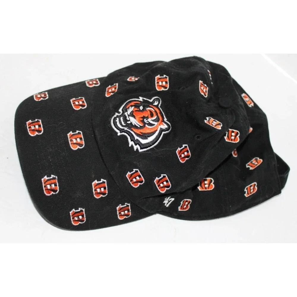 CINCINNATI BENGALS '47 Brand Adjustable All Over Print Cap Logo Confetti